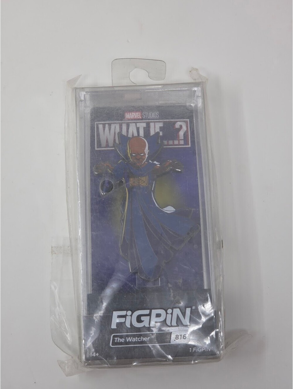 Marvel Studios What If The Watcher FiGPiN 816 Sealed Enamel Pin Display